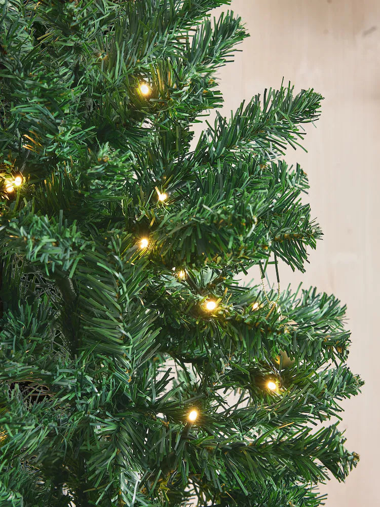 Green Forest Pine Pre Lit 7ft Christmas Tree