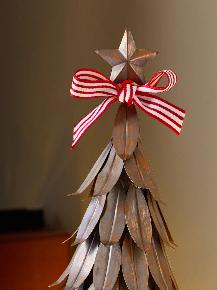 Bronze Metal Christmas Tree Ornament