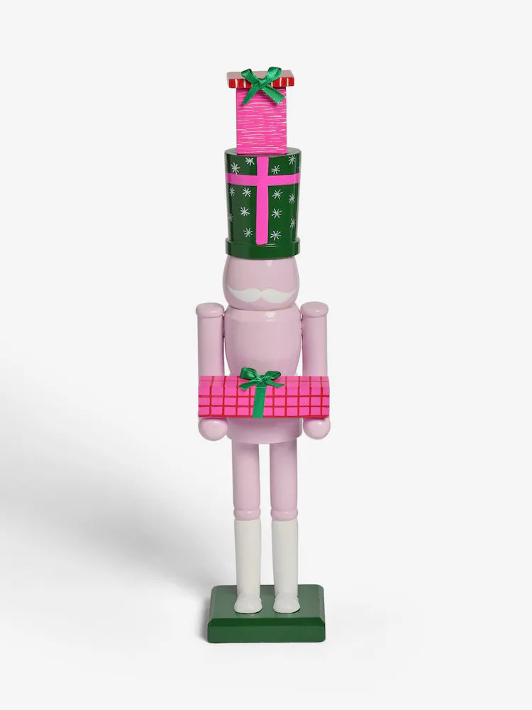 Pink Christmas Nutcracker Ornament