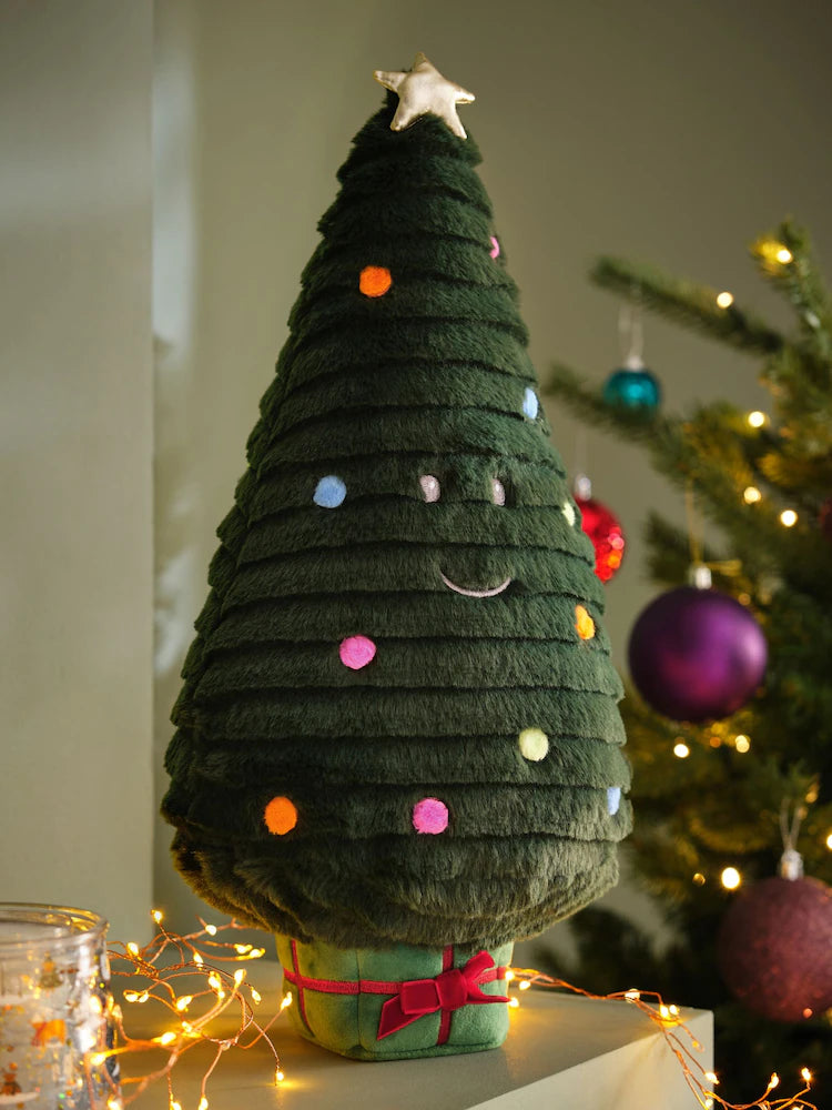 Green Novelty Plush Medium Christmas Tree Ornament