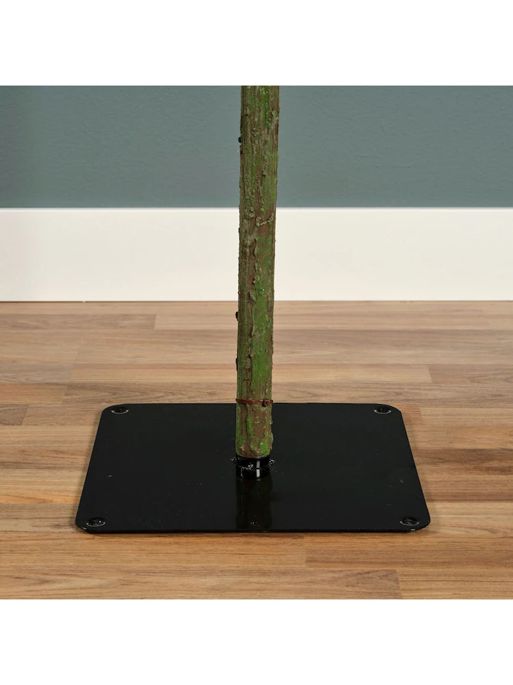 Everlands Green Alpine Fir 6ft Slim Pre Lit Snowy Christmas Tree